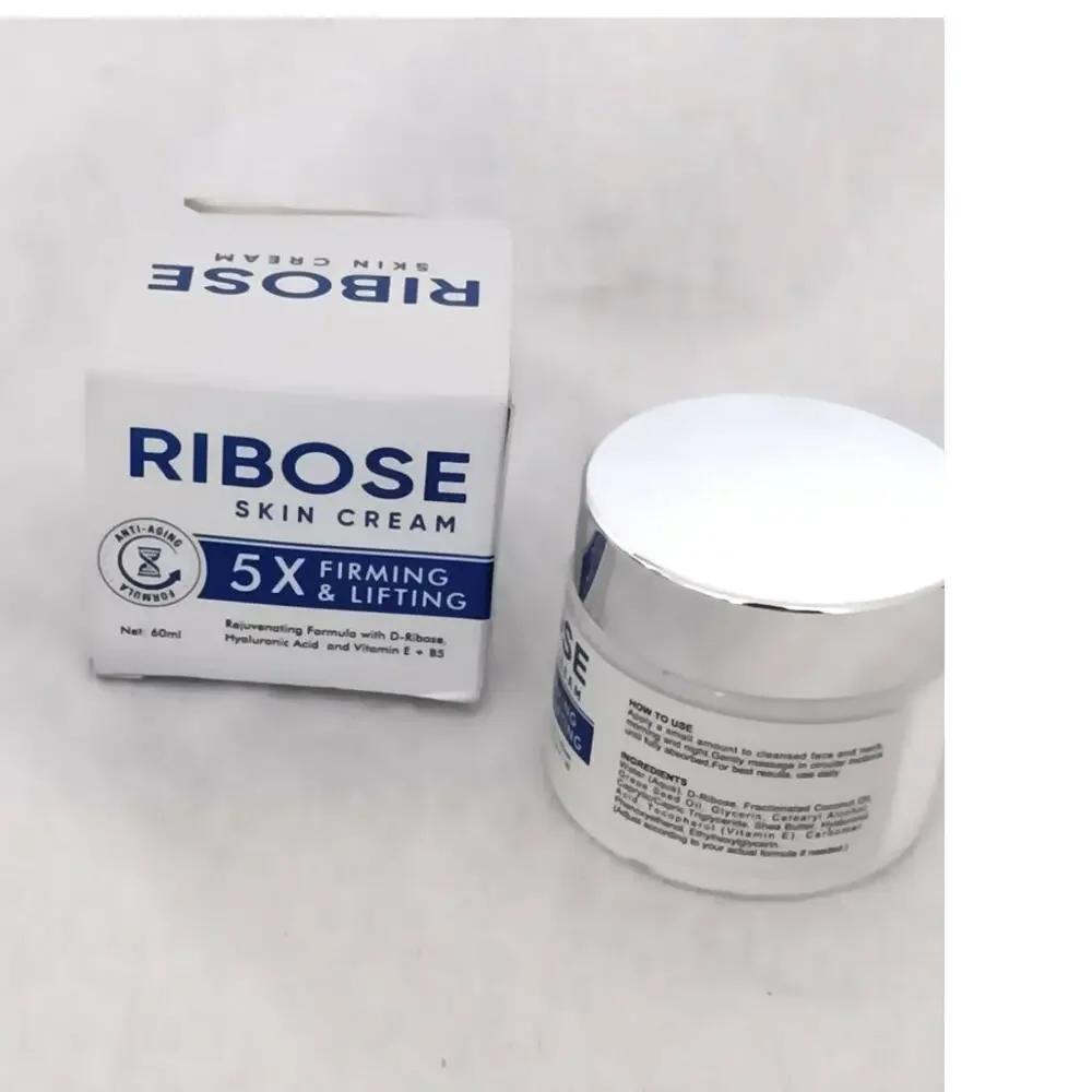 Ribose Skin Cream 5x Firming Lifting Hyaluronic Vitamin E 60ml/ 2 oz Fine Line